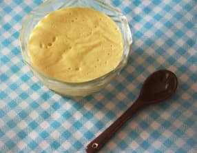 La crème à la vanille