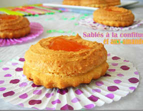 Sablés à la confiture et amandes