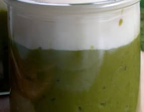 Verrines de petits pois