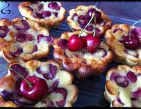 Minis clafoutis cerises et miel