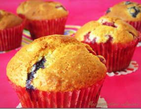 muffins aux fruits rouges