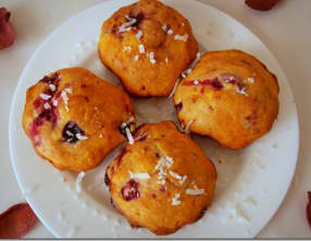 gateaux moelleux aux framboises