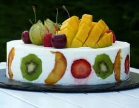 Entremet tutti frutti