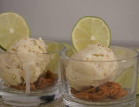 Glace façon Key Lime Pie