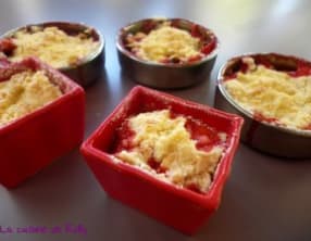 Crumble fraise et nougat