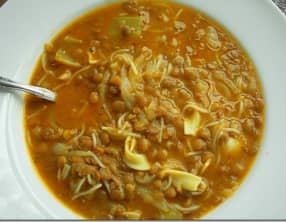 Soupe de lentilles