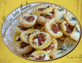 Mini tartes flambées