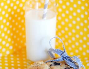 Cookies fondants chocolat noir, chocolat blanc