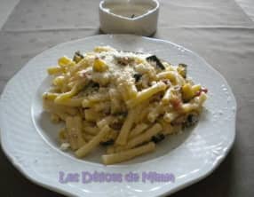 Pâtes aux courgettes