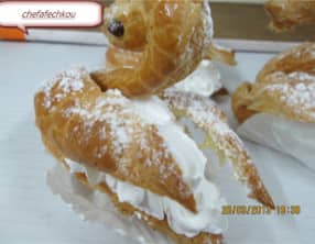 Cygnes à la chantilly vanille