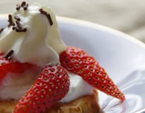 Tartelettes aux fraises et à la Chantilly