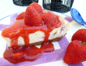 Cheesecake à la fraise