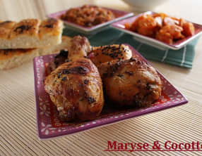 Pilons de poulet marinés