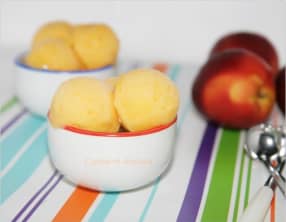 Sorbet à la nectarine