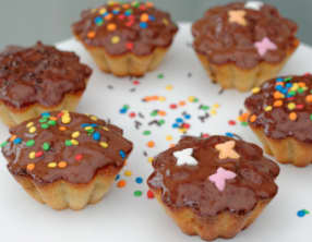 Cupcakes aux pommes caramélisées et au chocolat