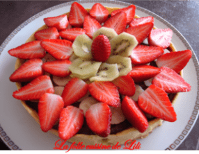 Tarte aux fruits et au chocolat