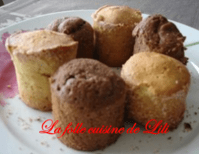 Petit gâteau banane banane choco