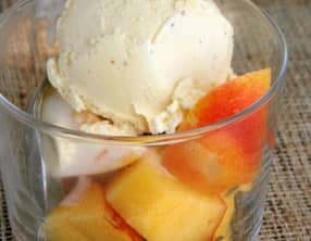 Glace à la fève tonka