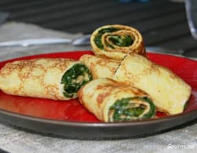 Crêpes au chénopode blanc et farine de maïs