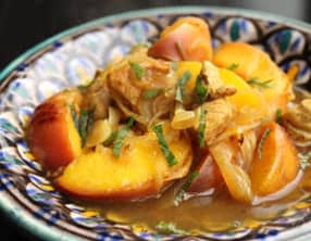 Khoresh iranien aux pêches