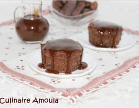 Pudding aux dattes, sauce au caramel