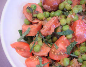 Petits pois à la catalane