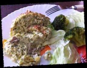 Soufflé aux brocolis et maquereaux