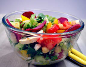 Salade aux couleurs de l'été