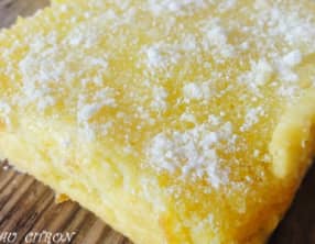 Carrés au citron