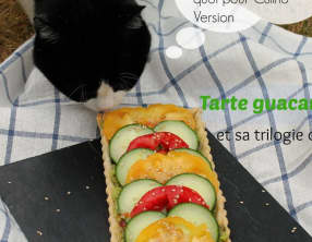 Tarte guacamole et trilogie de couleurs