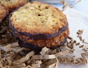 Biscuit flocon d'avoine et chocolat