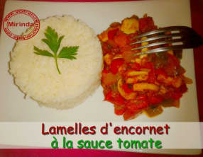 Encornets à la sauce tomate