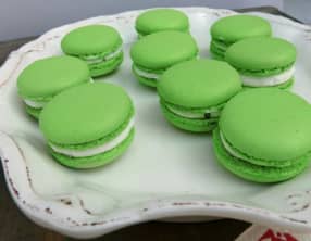 Macaron menthe chocolat