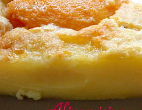 Un clafoutis aux pêches