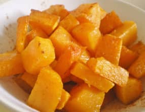 Courge butternut et paprika au four