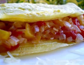 Omelette aux légumes du soleil