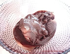 Sorbet au chocolat noir