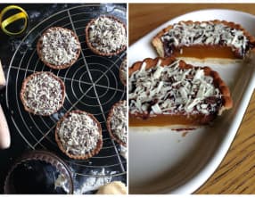 Tartelette au Chocolat et son Coeur de Mangue