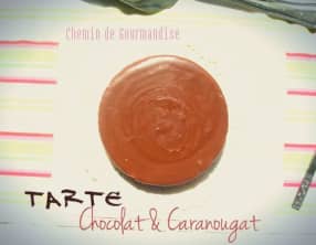 Tarte chocolat et caranougat