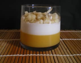 Verrine exotique sur 3 étages