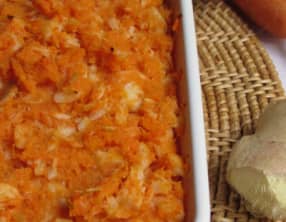 Brandade de cabillaud à la carotte