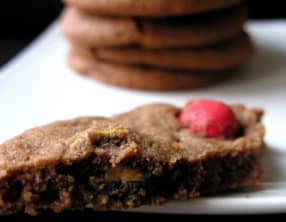 Cookies moelleux au nutella et m&m's
