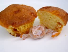 Muffins aux bonbons caramels