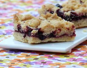 Shortbread au cassis