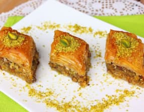 Baklava aux pistaches