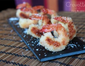 Crevettes et noix de coco