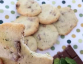 Cookies Menthe-Choco ou la version cookisée de l'after eight