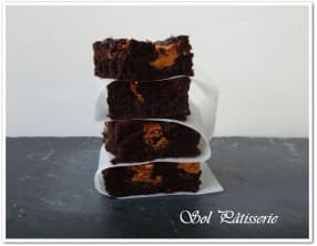 Brownies au beurre de cacahuète
