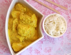 Poulet thaï au curry rouge