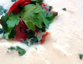 Crème de chou-fleur rôti au masala